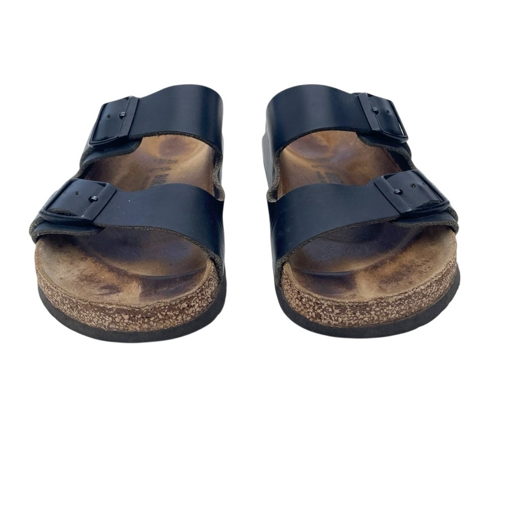 Birkenstock Arizona sandals leather buckle black 5.5 - Picture 3 of 8